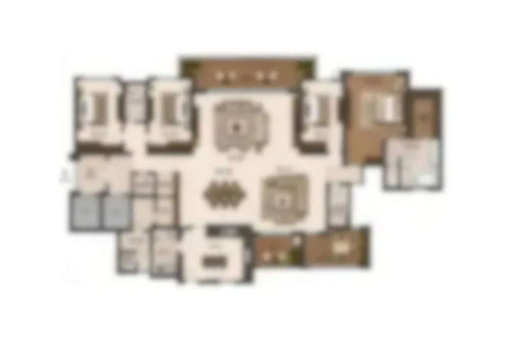 5 BHK Premium Floor Plan